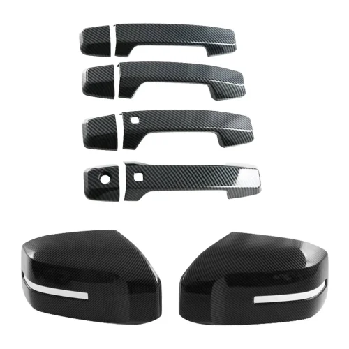 Side Door Mirror & Handle Covers Suitable For Mitsubishi Triton / L200 2023-2025