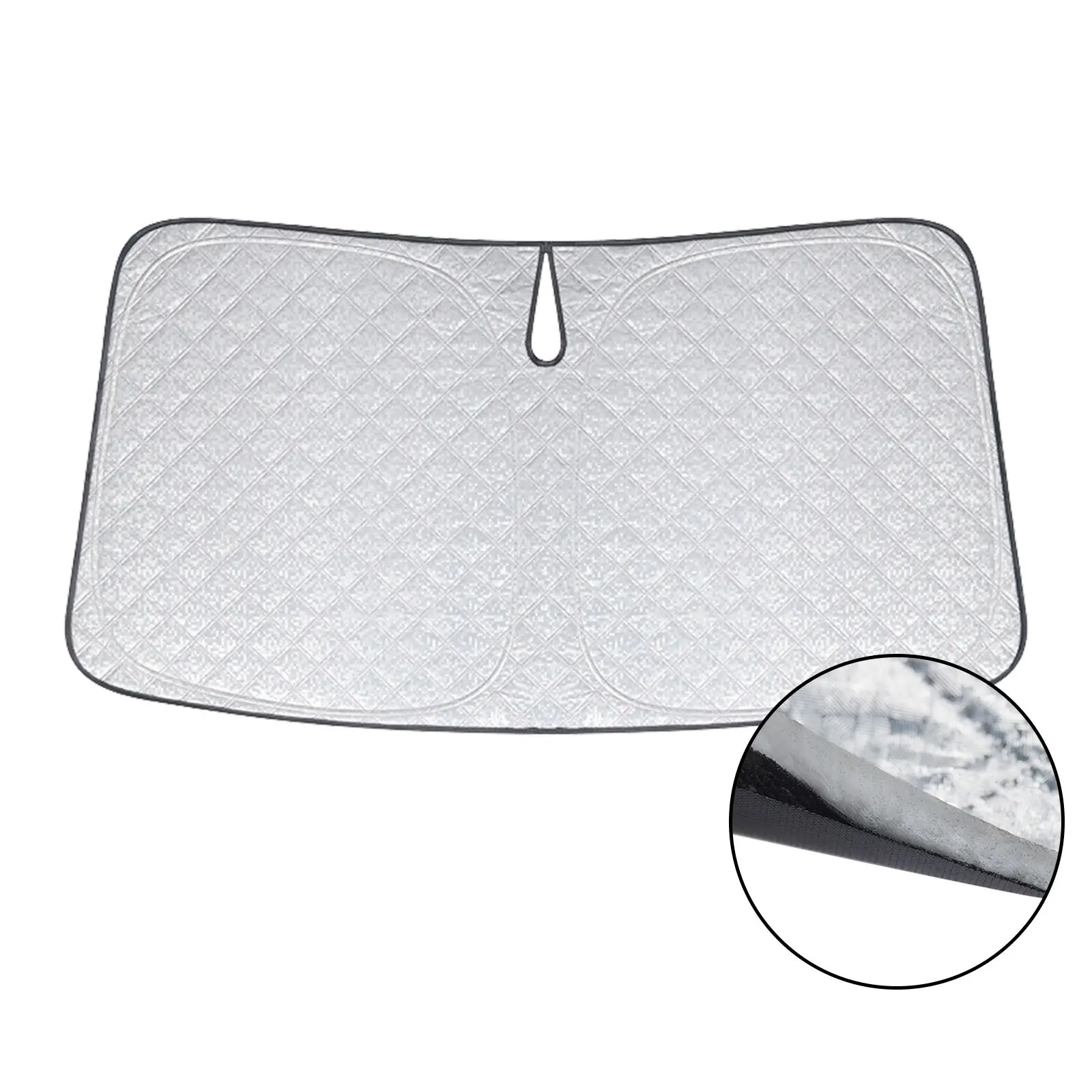 Buy MAX COOL 6 layer thick windscreen sunshade for Toyota FJ Cruiser J10 2011-2016 with durable insulation Products On Sale A