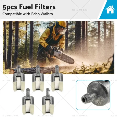 5PCS Fuel Filter Suitable for Homelite Echo Husqvarna Stihl Pouland Chainsaw