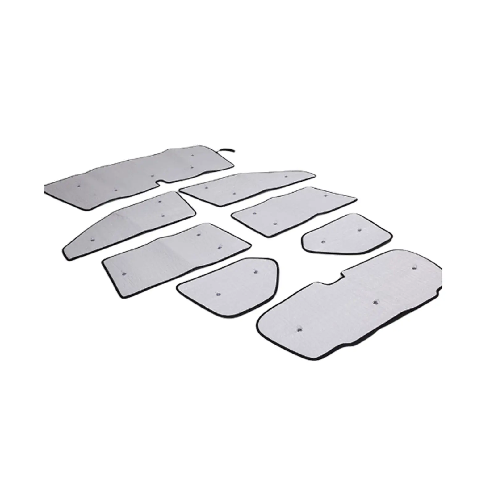 8x Windscreen Sun Shade Visor Covers Suitable For Toyota LandCruiser Prado J120 / J150 SUV