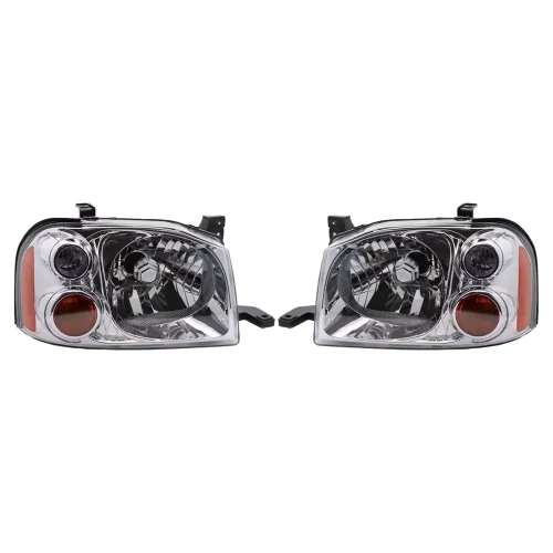 LeftRight Pair Light Front Lamp Head Lights Suitablefor Nissan Navara D22 01-15