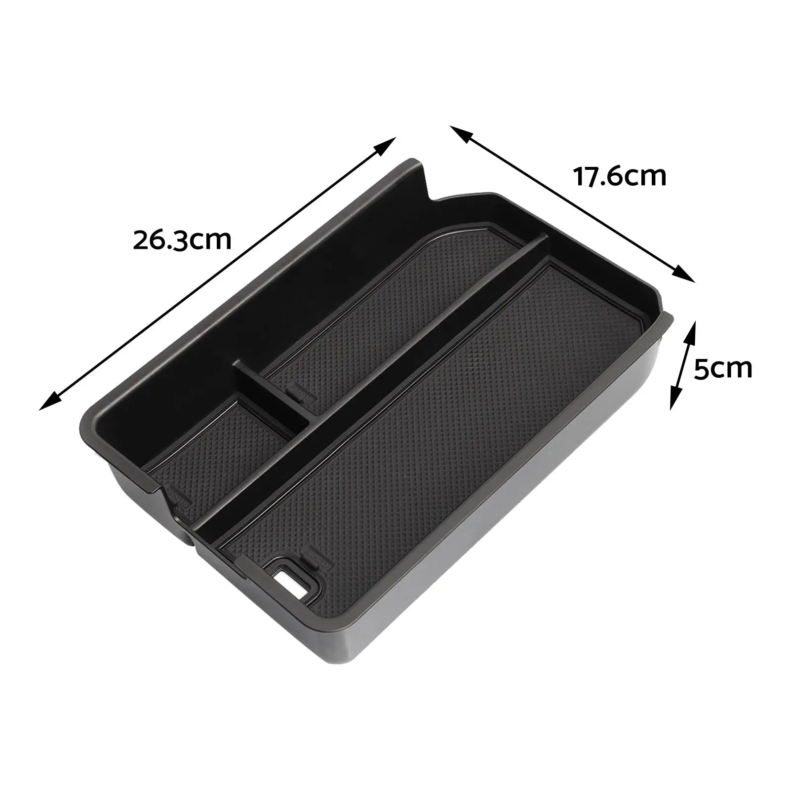 Buy Kaka Auto Parts black center armrest storage box organizer for Toyota Prado LC250 2024-25 with compact dimensions Product