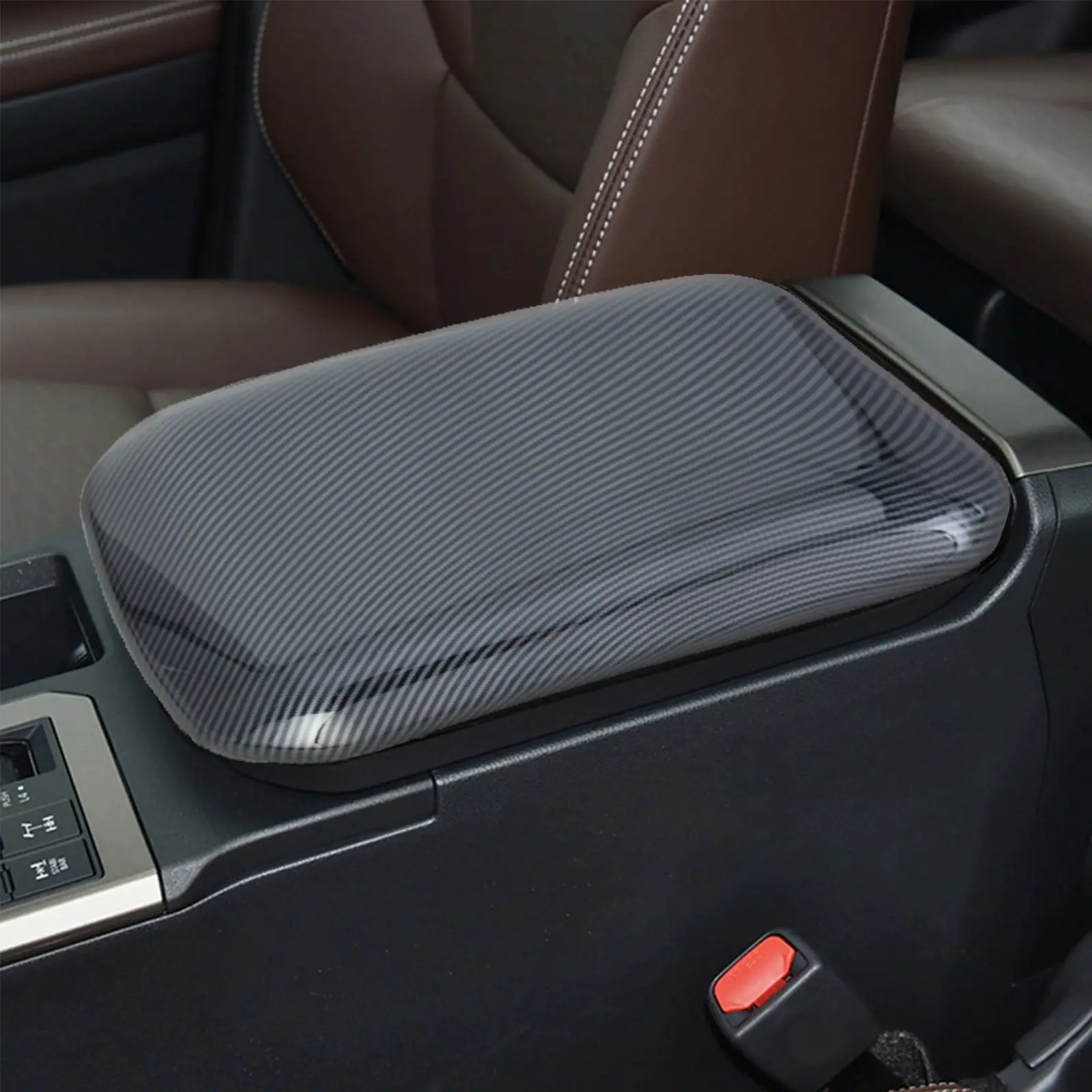 Buy ABS center armrest cover trim for Toyota Prado LC250 2024 by MAXCOOL with carbon fiber look Products On Sale Australia