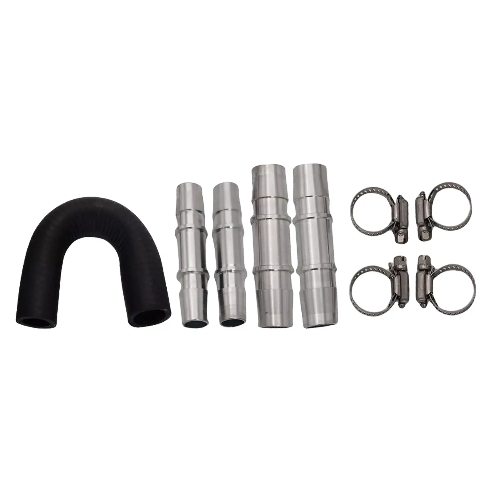 Car Engine Heater Core Bypass Kit 5 or 8in 3 or 4in Hose Fitting Aluminum For Most - Image 2