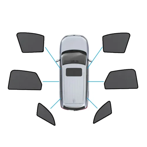 Magnetic Mesh Sun Blind Shades Suitable for Audi Q5 FY 2017-2025 On Front Rear