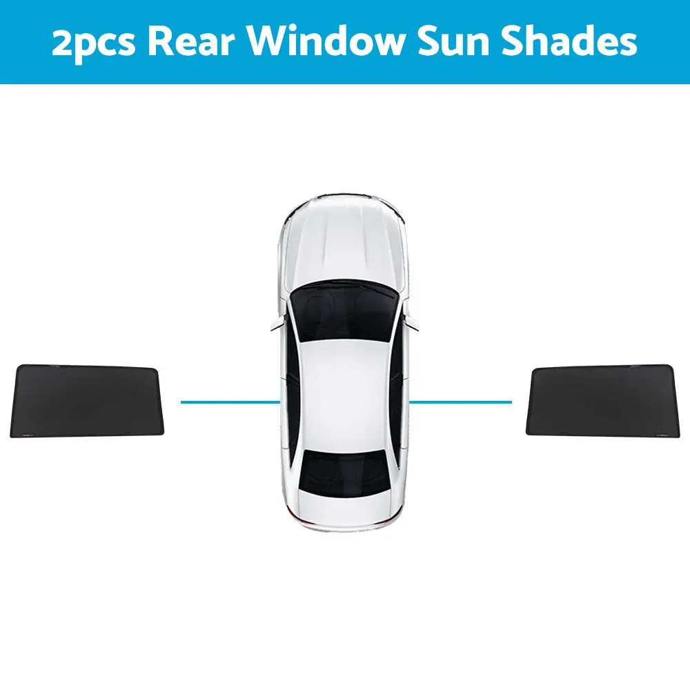 Buy MAXCOOL magnetic rear window sun shades for Toyota Kluger 2007-2013 with easy installation Products On Sale Australia