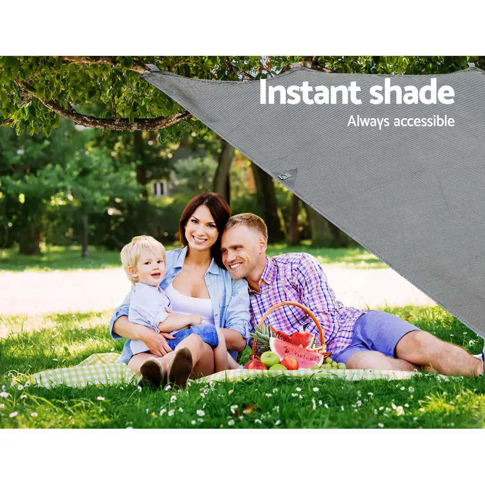 NNEDSZ Caravan Privacy Screens 1.95m Roll Out Awning End Wall Side Sun Shade - Image 3