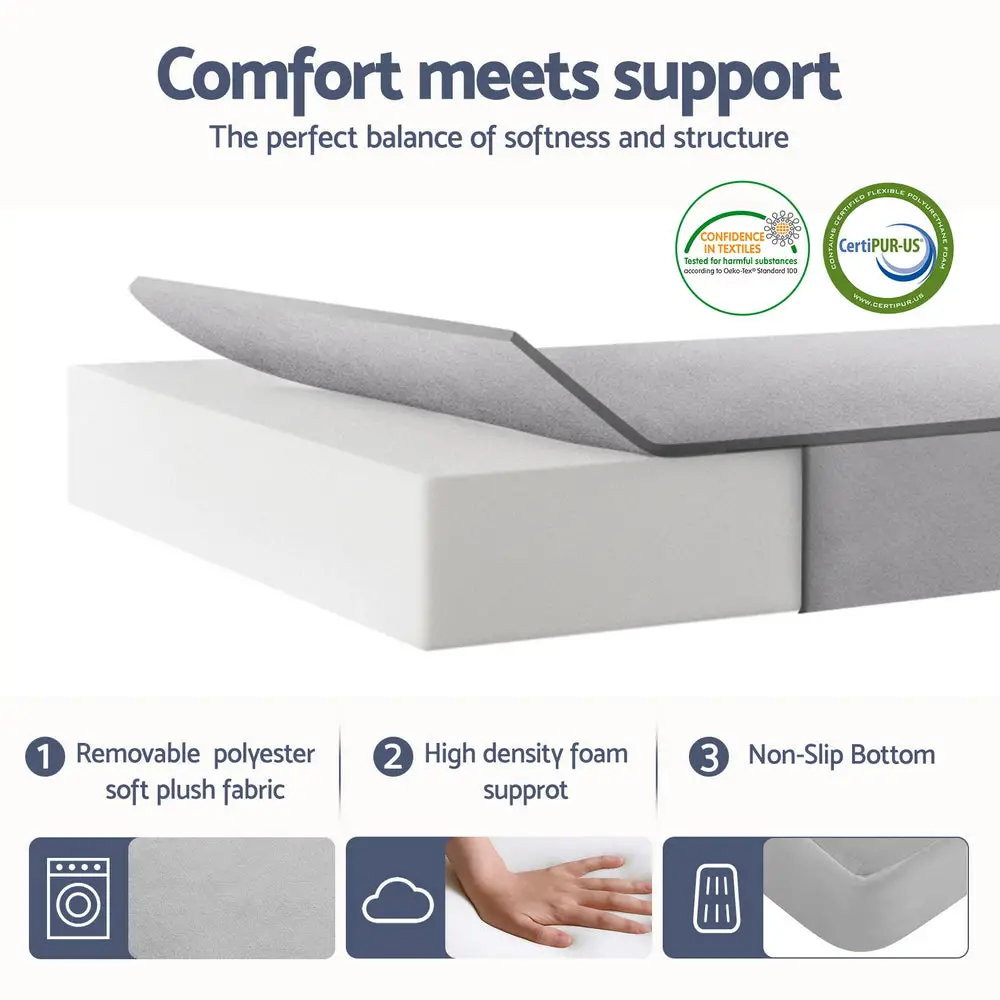 Giselle Foldable Mattress Folding Sofa Bed 4-fold Sleeping Camping Cushion Mat - Image 4