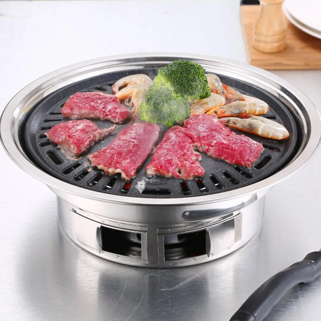 SOGA BBQ Grill Stainless Steel Portable Smokeless Charcoal Grill Home Outdoor Camping - Image 3