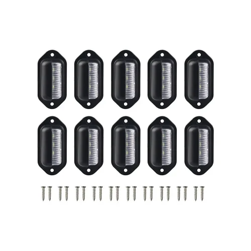 6-LED License Number Plate Light Suitable For Truck, SUV, Trailer & Lorry 12-24V