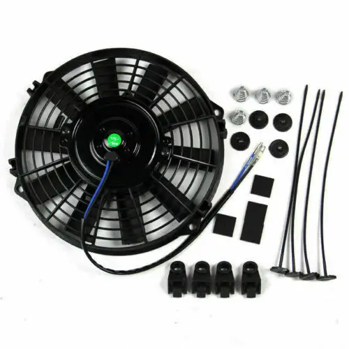 9 inch 12V Volt Electric Radiator Cooling Thermal Thermo Fan Mounting Kits