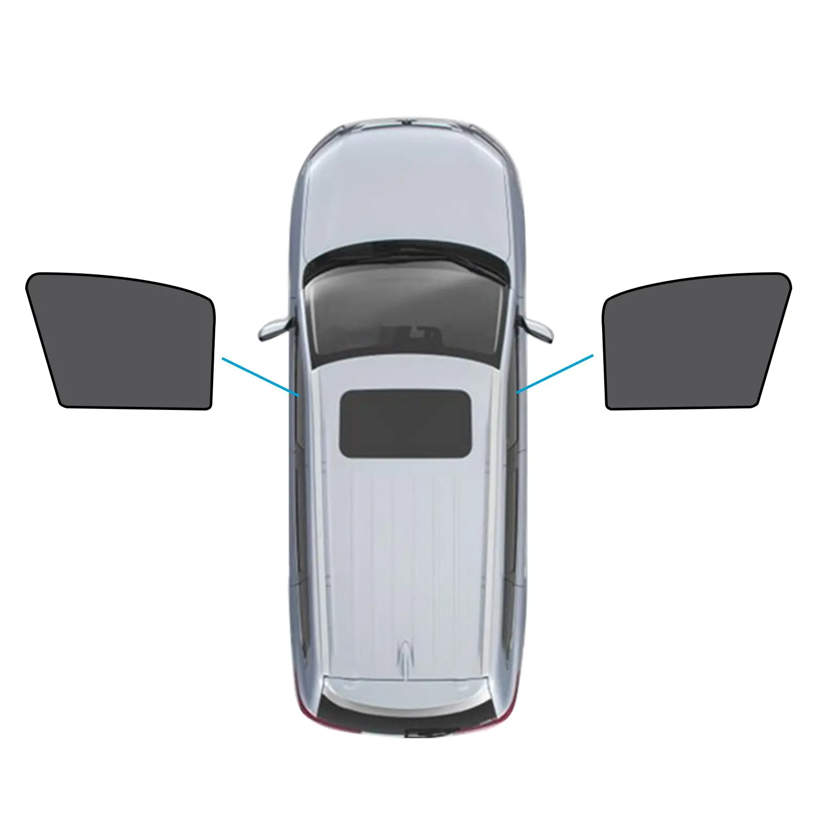 Car Window Magnetic Mesh Sun Blind Shades Suitable For Toyota Camry 2017-2025 - Image 6