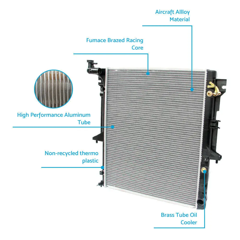 Radiator Suitable For Mitsubishi Triton ML MN / Express L400 2.4L 2.5L 3.2L 3.5L Turbo Diesel 2006-On - Image 4