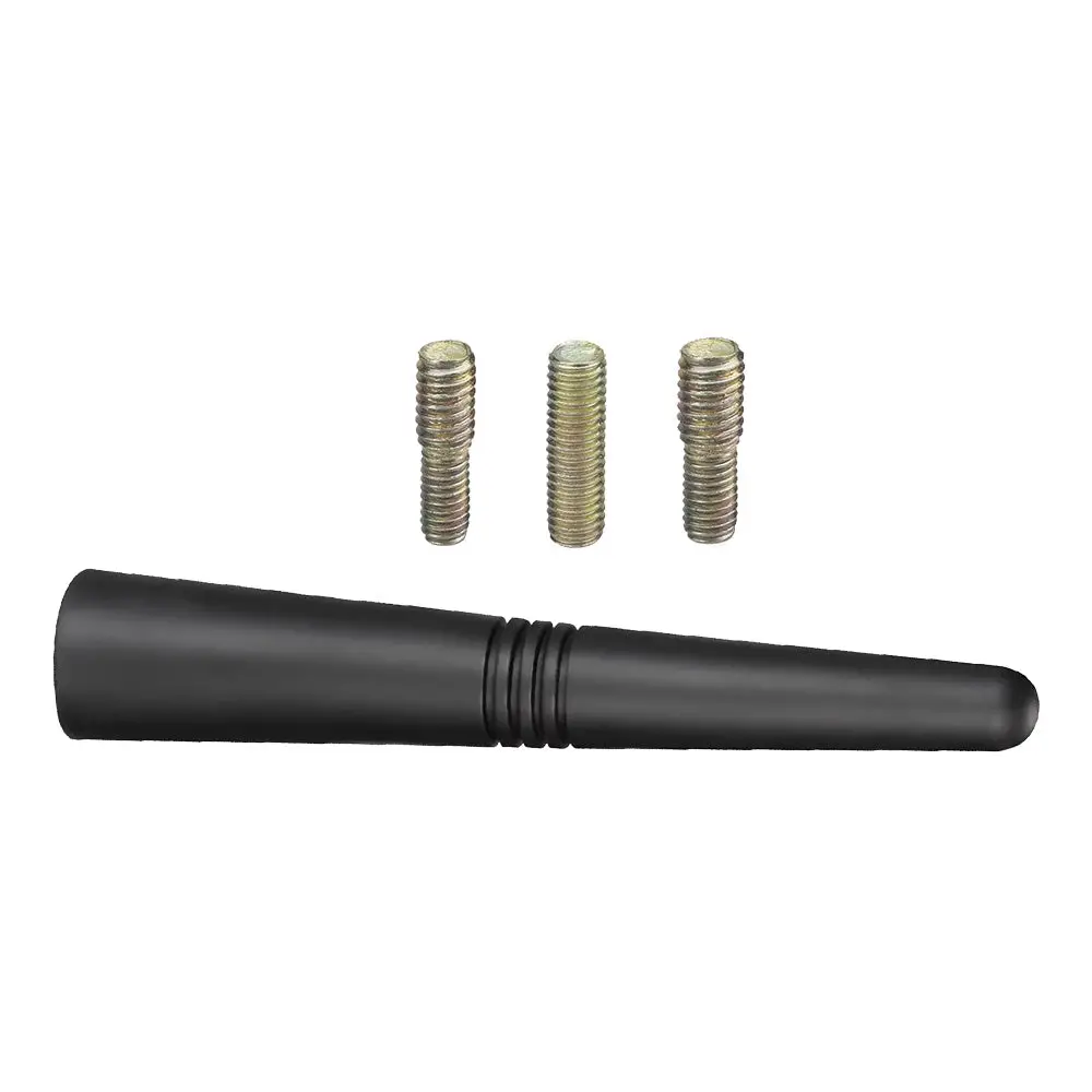 Buy MAXCOOL black stubby bee sting antenna with three metal adapters suitable for Nissan Navara D40 D23 and Ford Transit Prod