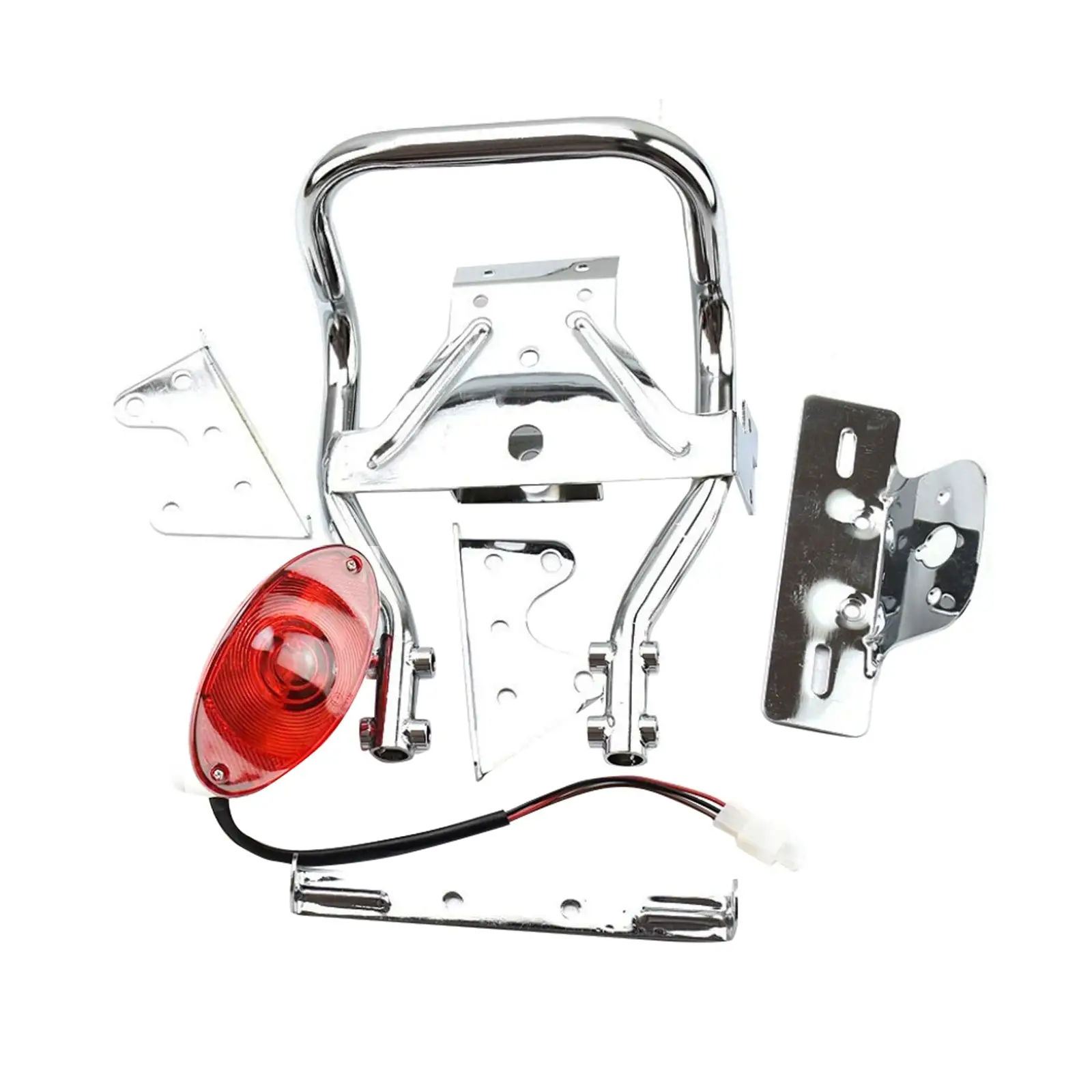 Rear Carrier Rack with Tail Light Suitable For Honda Z50J Monkey / Gorilla Motorcycle - Image 2