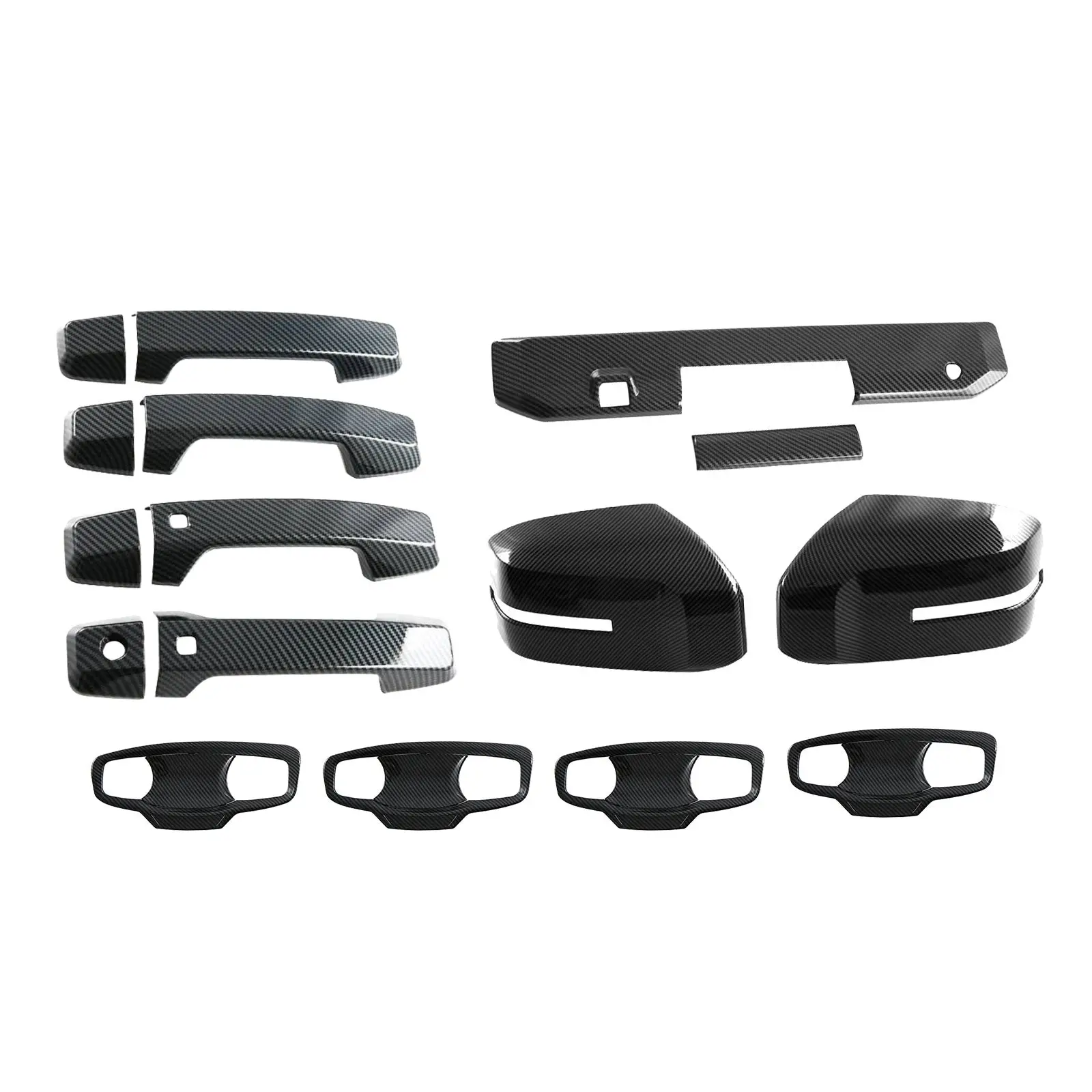 Front Mirror & Rear Door Handle Bowl Cover Suitable For Mitsubishi Triton 2023-2025 - Image 2