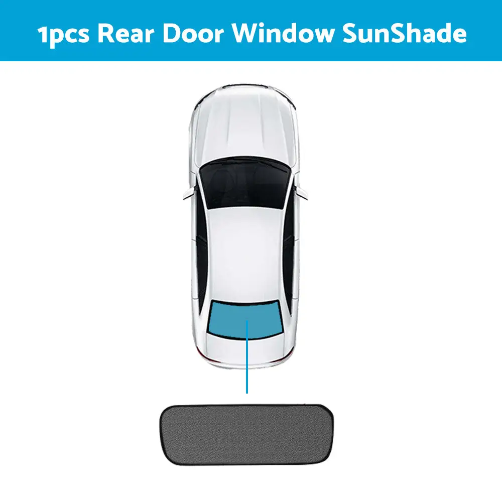 Magnetic Rear and Side Window Sun Shade Mesh Suitable For Toyota RAV4 2019-2023 - Image 8