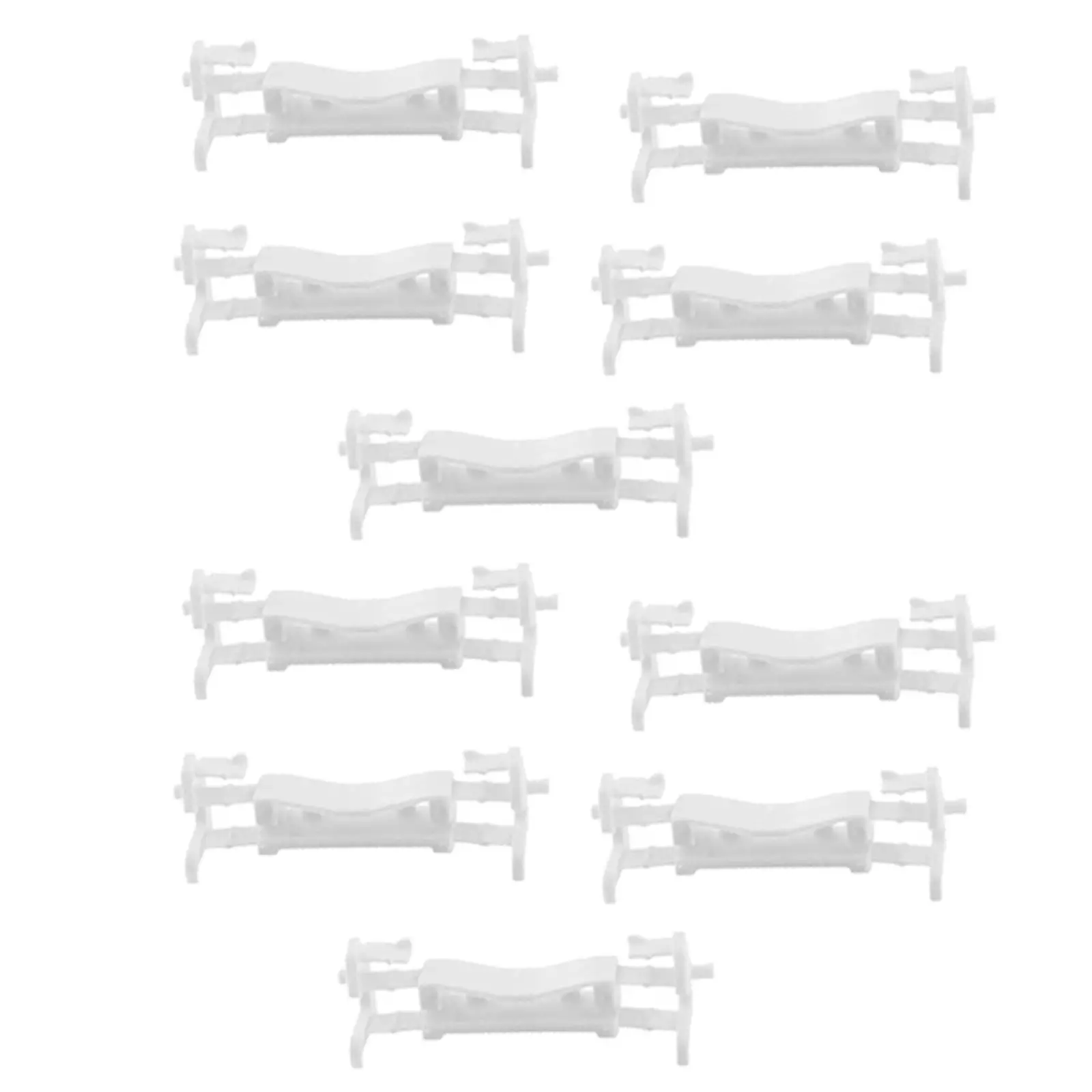 10xRoof Moulding Drip Rail Clips Suitable for Mitsubishi Triton L200 MN ML 05-14