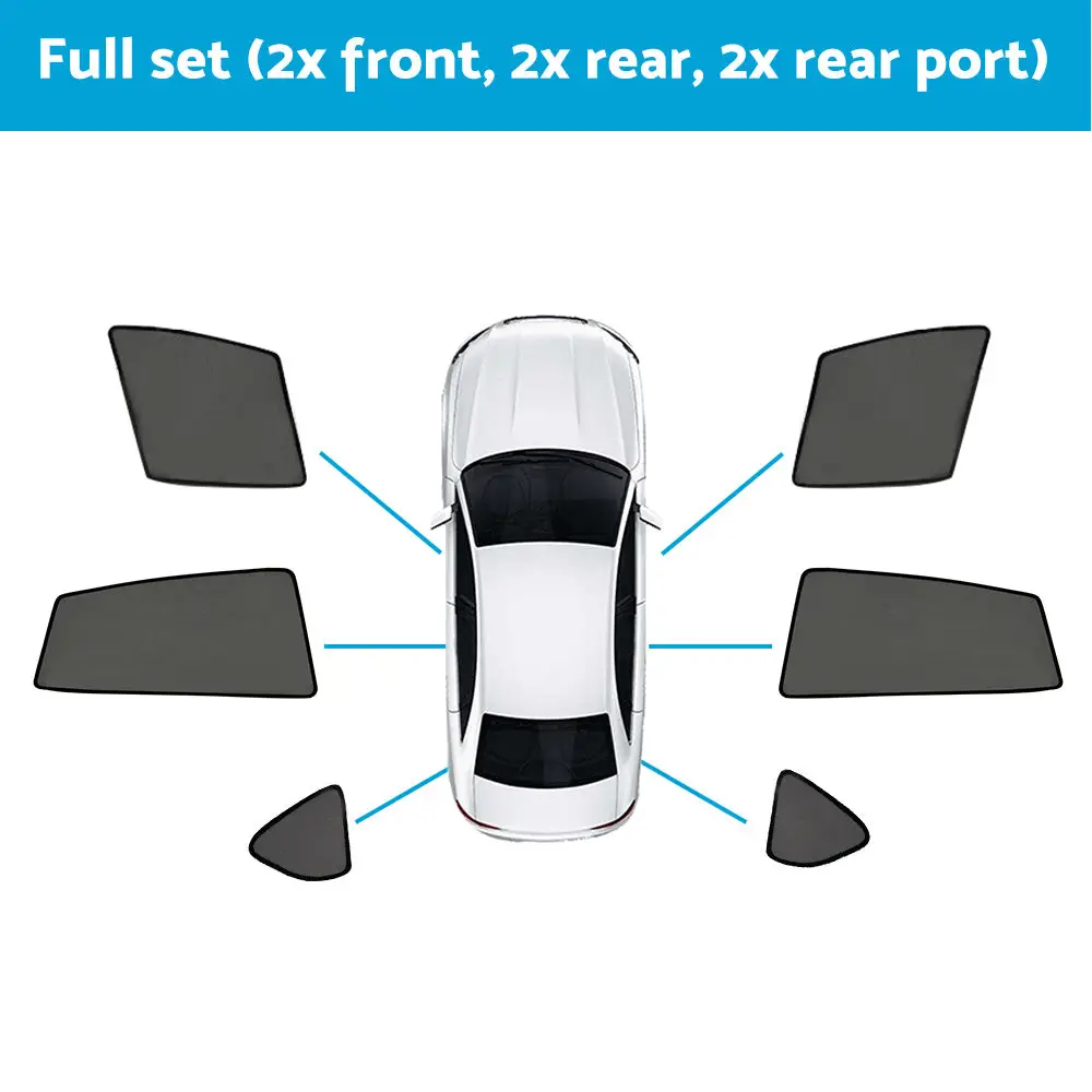 Car Window Magnetic Mesh Sun Shade Suitable For Toyota RAV4 40 Series - Image 5