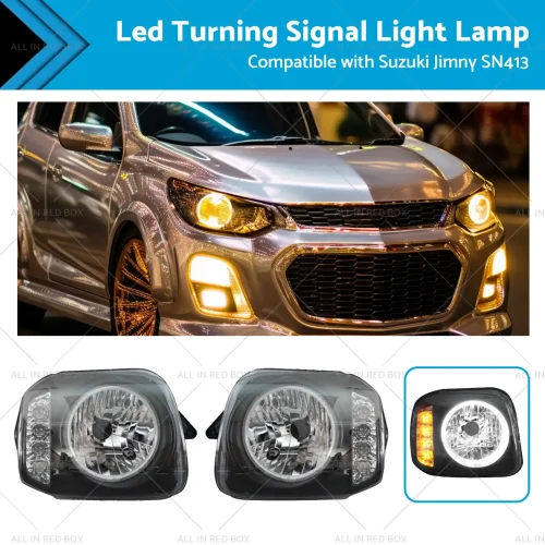 Led Turning Signal Light Lamps Angel Eyes Suitablefor Suzuki Jimny SN413 98-17