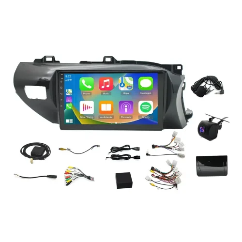 CarPlay Radio Head Unit Suitable For Toyota Hilux 15-22 Android 14 Apple 4+64G