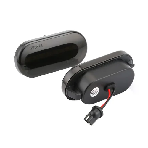 2x Dynamic LED Side Indicator Black Smoke Turning Signal Light Suitable For Ford Seat VW