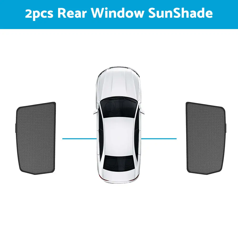 Magnetic Rear and Side Window Sun Shade Mesh Suitable For Toyota RAV4 2019-2023 - Image 2