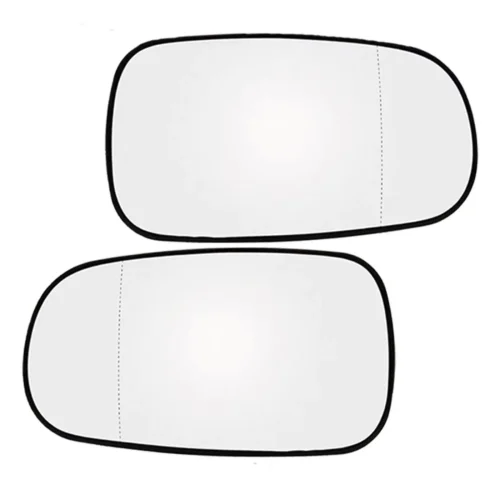 1 Pair Heated Mirror Glass Left & Right Suitable For Saab 9-5 9-3 93 2003-On