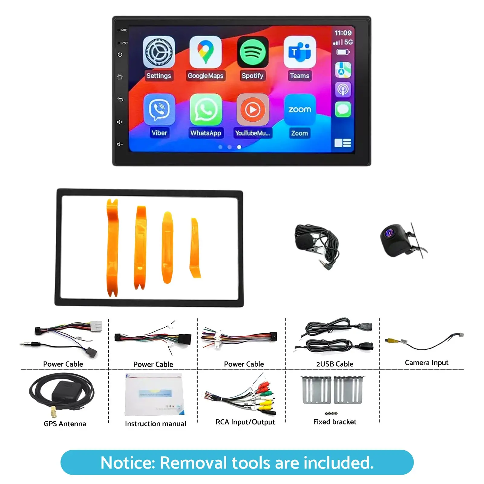 In-Dash Head Units Android Car Stereo 7'' Suitable For Nissan Navara D40 2007-15