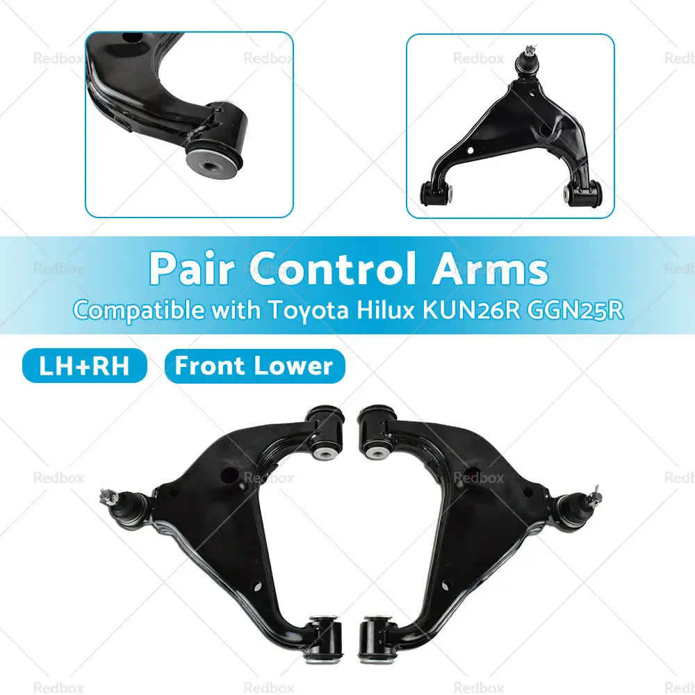 LH RH Front Lower Control Arm Suitable for TOYOTA HILUX KUN26 GGN25 4WD 05-15 - Image 3