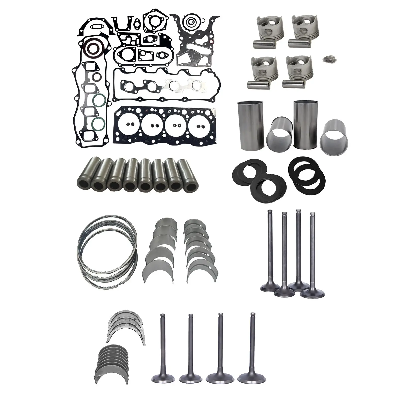 Overhaul Rebuild Kit Suitable For Toyota Hilux & Hiace 3L 2.8L Engine 1989-1998 - Image 2