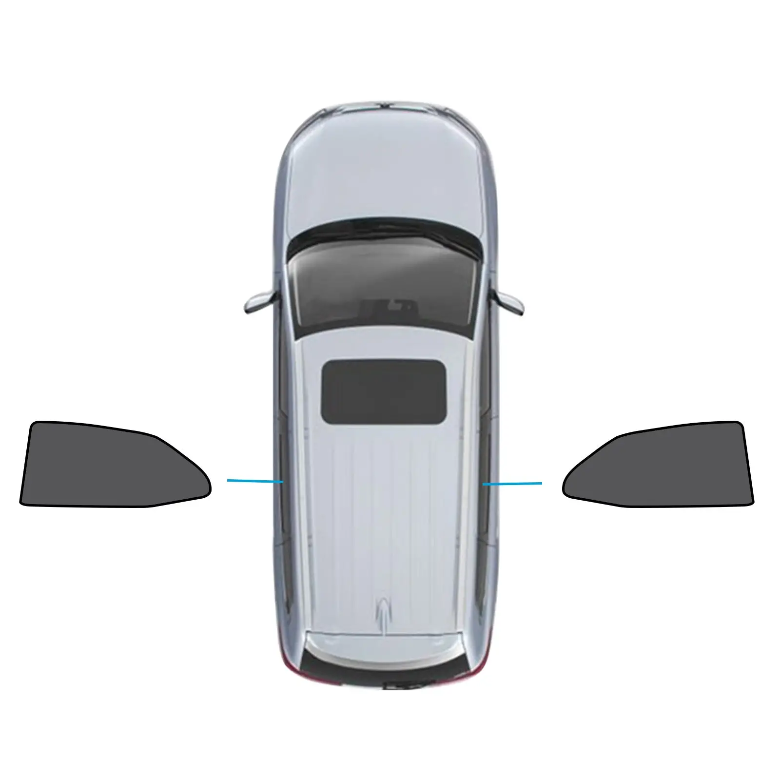 Car Window Magnetic Mesh Sun Blind Shades Suitable For Toyota Camry 2017-2025 - Image 3