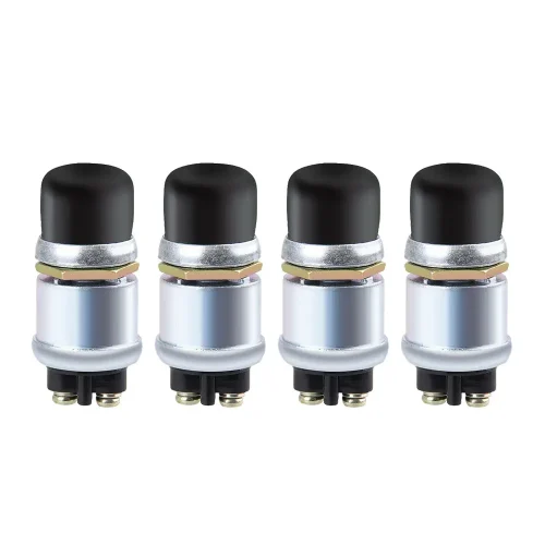 4x 12V Car Ignition Push Button Switch Suitable For Engine Start Track Vehicles Heavy Duty