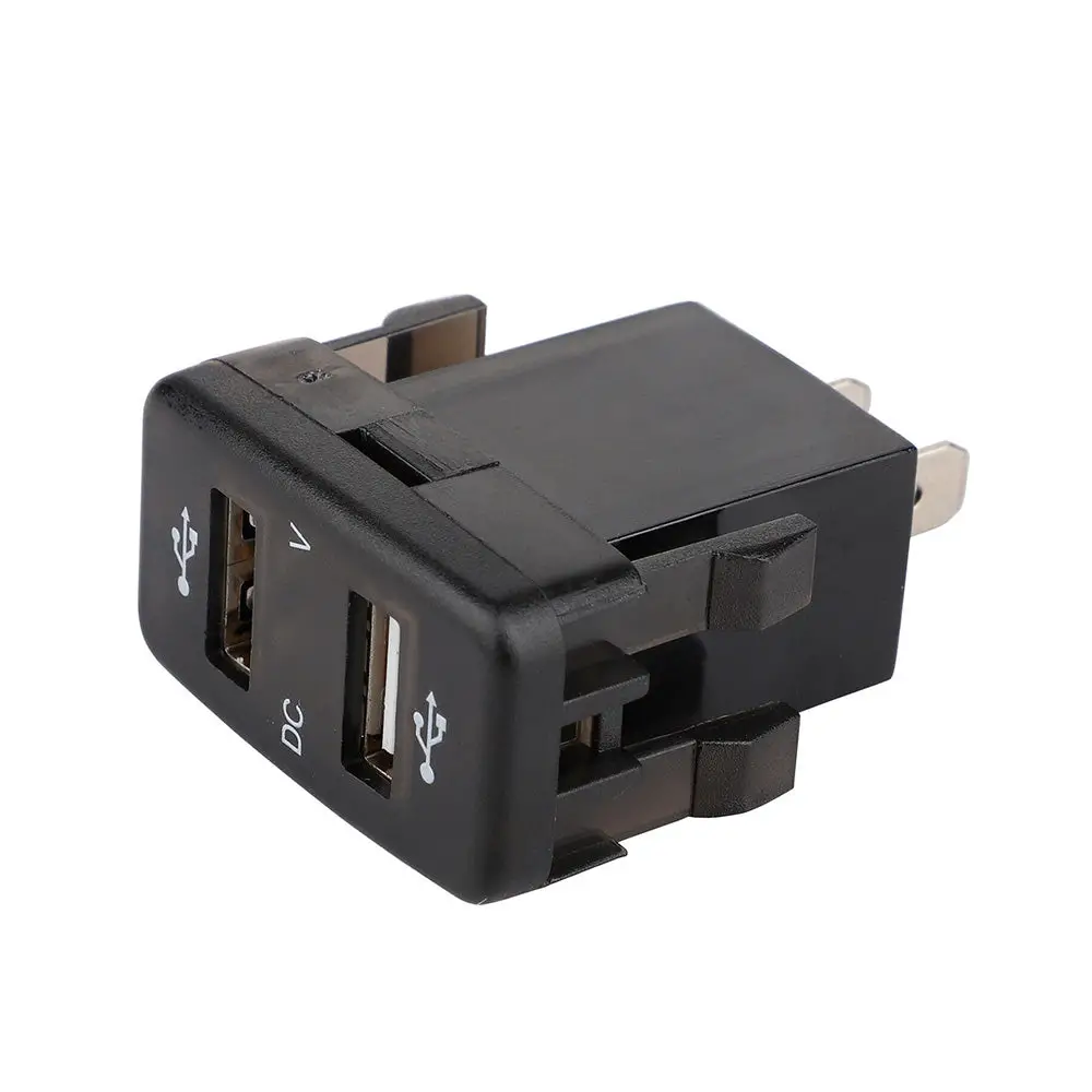 Dual USB Car Charger Socket 4.2A With Voltmeter Display Adapter Suitable For Toyota - Image 4