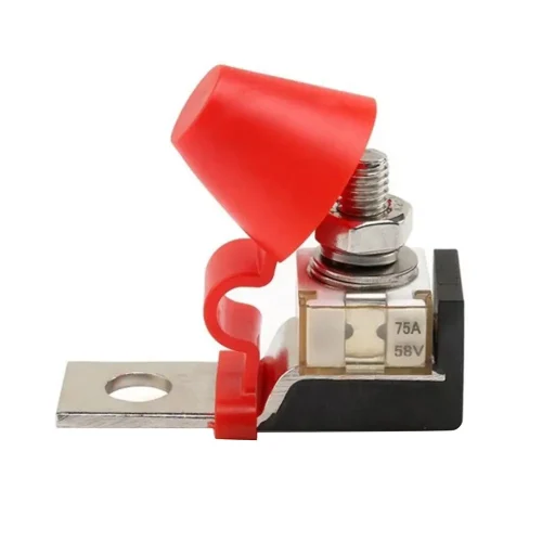 M8 Terminal Fuse Block Stud 8mm 75A 58V Waterproof Fuse Box With Cooling Holes Suitable For Automotive Use