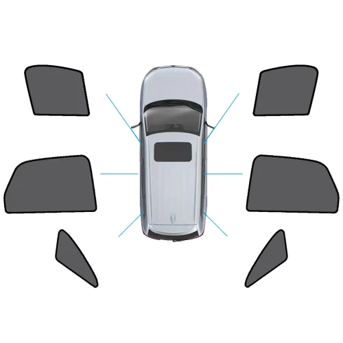 Magnetic Mesh Sun Blind Shades Suitable for Audi Q3 2011-2018 on Front/Rear