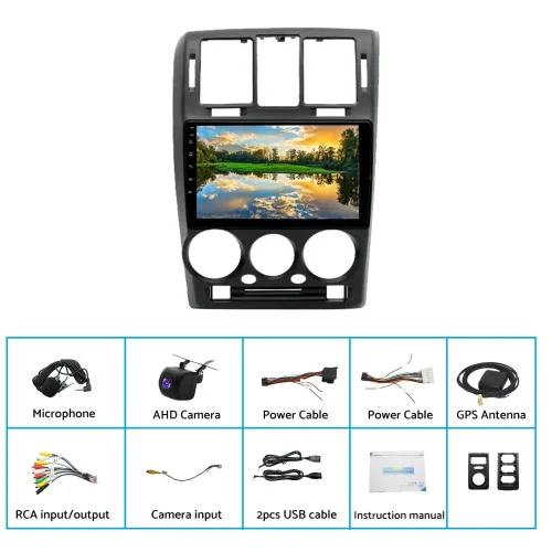 32GB 9in Car Radio Stereo Apple Android 13 w or Cam For Suitable for Hyundai Getz