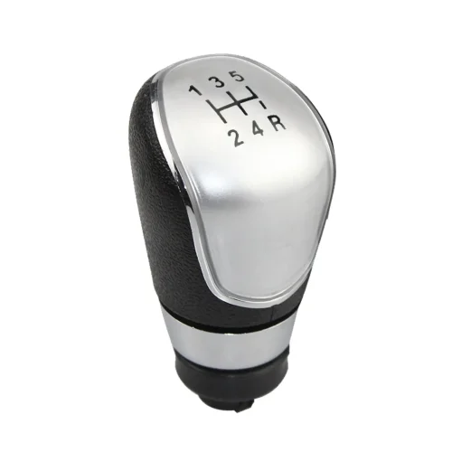 5-Speed Manual Gear Shift Knob Silver Suitable For Ford Fiesta MK2 C-Max 2008-2013