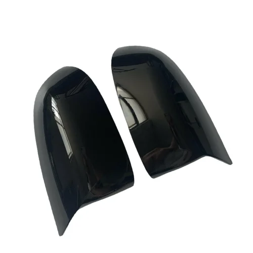 2x Black Rear Mirror Cover Caps Suitable For BMW X3 G01 / X4 G02 / X5 G05 / X6 G06