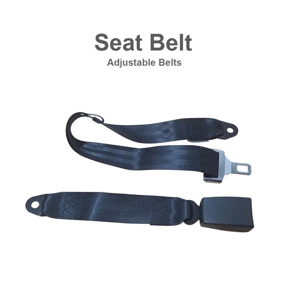 2 Point Retractable Adjustable Seat Lap Sash Belt Strap Suitable For Car Truck Set - Image 5