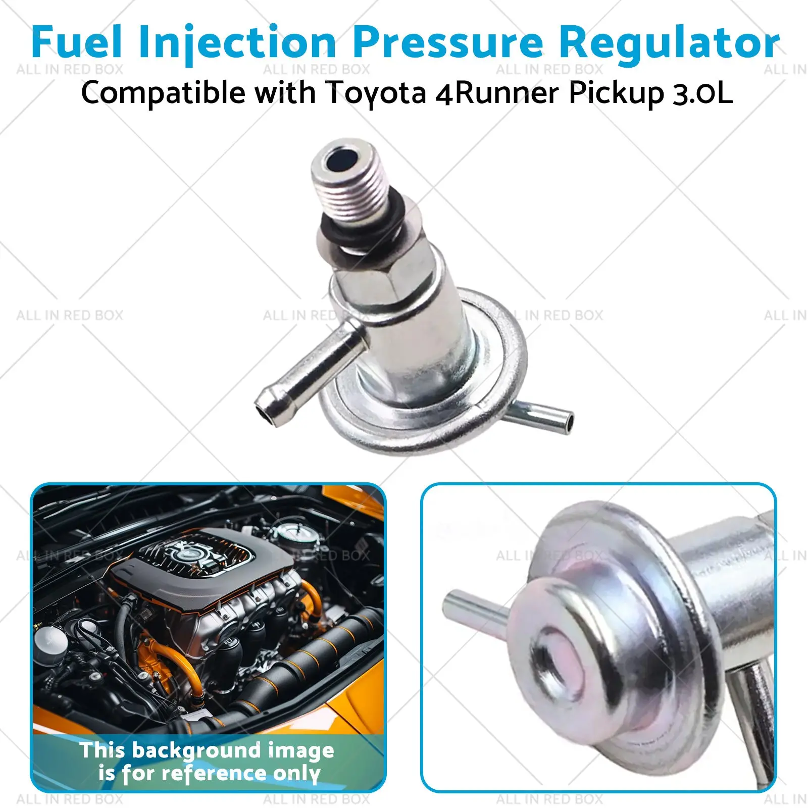 Buy Maxcool fuel injection pressure regulator for Toyota 4Runner Pickup 3.0L 88-95 with durable metal build Products On Sale