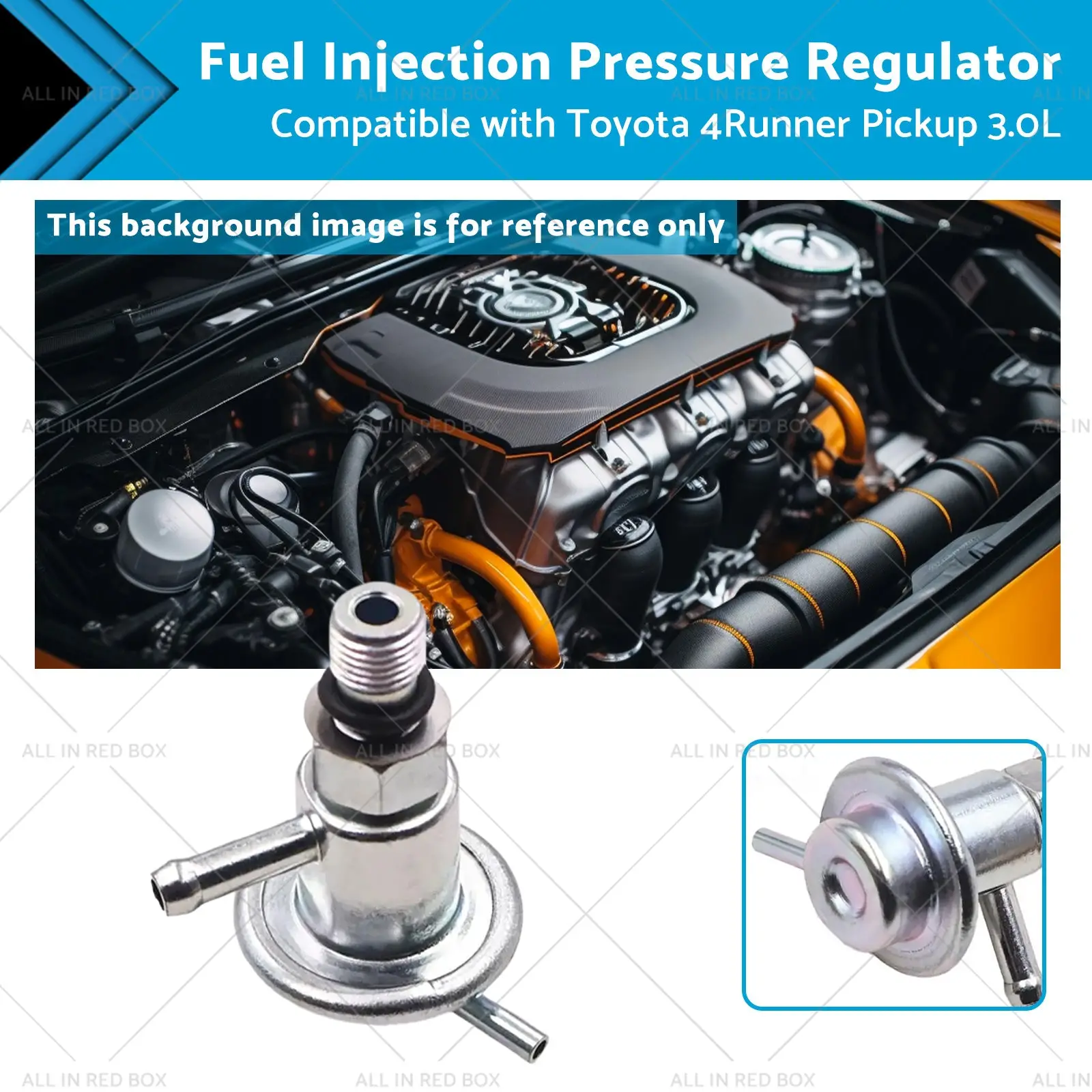 Buy Maxcool fuel injection pressure regulator for Toyota 4Runner Pickup 3.0L 88-95 with durable metal build Products On Sale