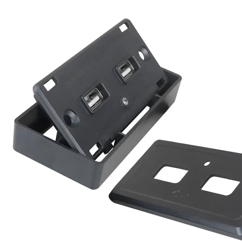 Dual USB Port Fast Charger Socket Power Outlet Panel 3.1A Suitable For Motorcycle Car RV - Image 3