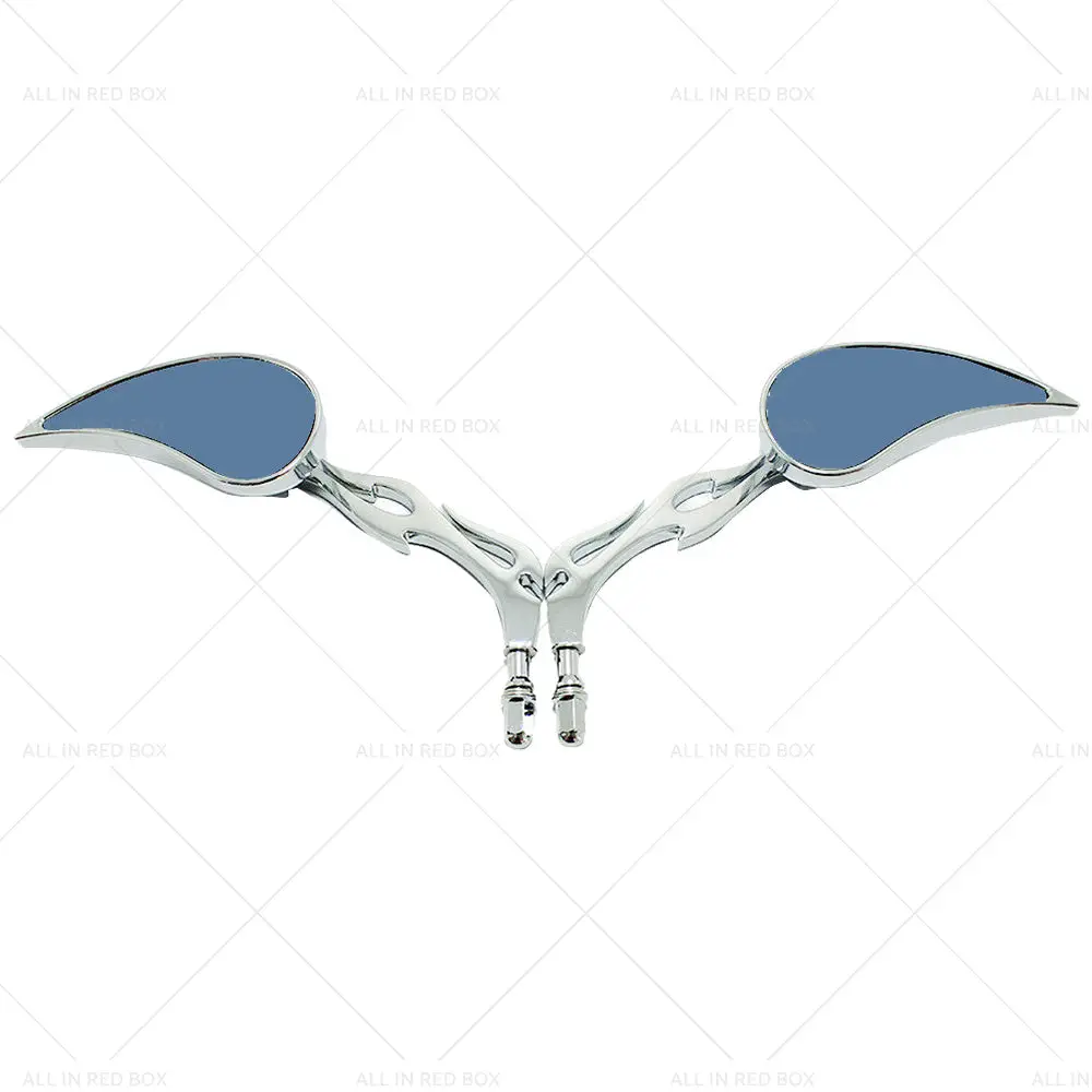 Buy Maxcool motorcycle rearview mirrors for Harley Davidson Street Glide Dyna with chrome finish Products On Sale Australia