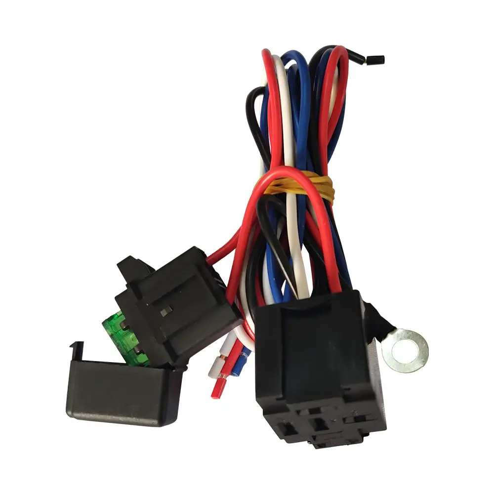 Thermo Radiator Fan Sensor Temp Controller Switch 12V DC Wiring Relay - Image 4