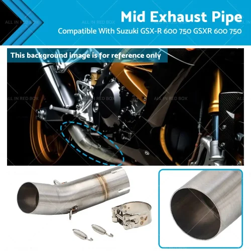 Exhaust Mid Pipe Motorcycle Suitable For Suzuki GSX-R600 GSXR 750 2011-2023