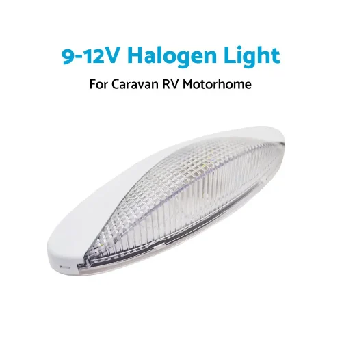 Caravan Halogen Light Lamp for Caravan RV Motorhome Awning Light 9-12V