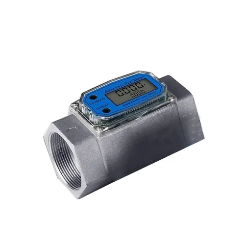 1 or 1. 5 or 2 inch Turbine Digital Diesel Water Fuel Flow Meter Oval Gear Flow Gauge