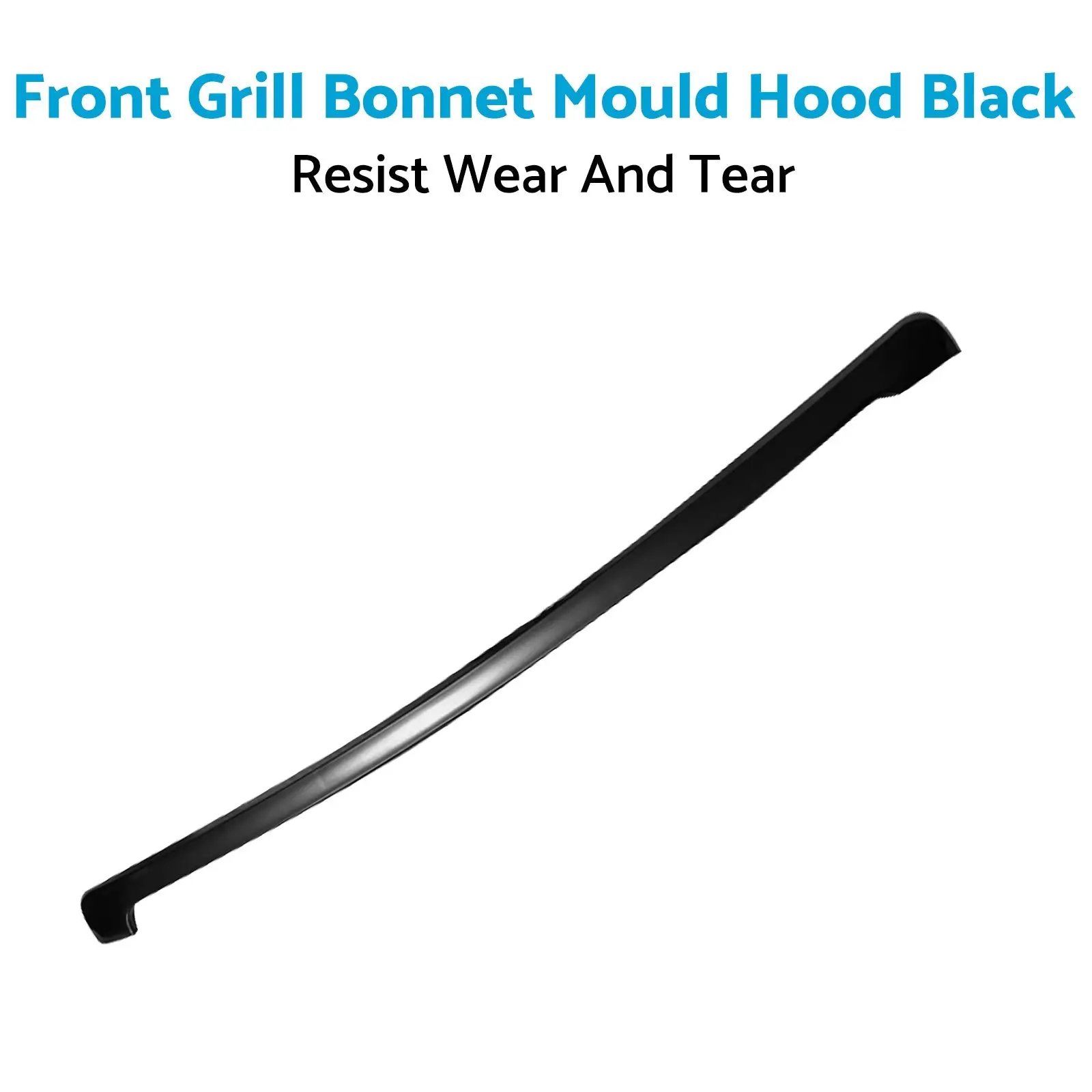 Front Grill Bonnet Mould Hood Black Suitable For Toyota Prado 150 75770-60020 - Image 4
