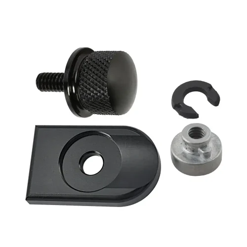 Seat Bolt Tab Screw Mount Nut Cover Kit Suitable For Harley-Davidson 1996-2020